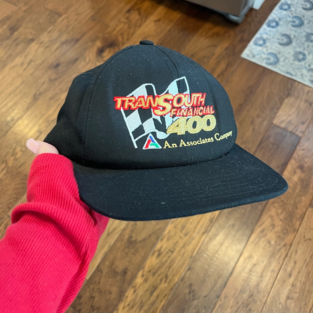 Retro Nascar Transsouth Financial 400 Black Cap